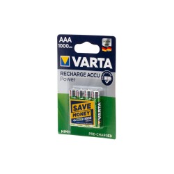 Piles AAA Rechargeables 1000mAh Varta 4pcs | Batterie