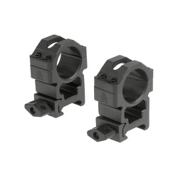 Bagues montage CNC Leapers 25.4mm airsoft - Rail Picatinny