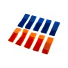 Patches Airsoft Team Patch Set Blue Orange 10 pcs
