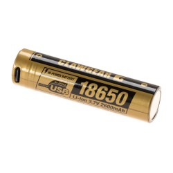 Batterie 18650 3.7V 2600mAh Micro-USB - Clawgear