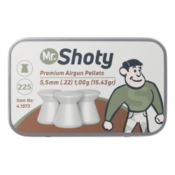 Munitions airsoft 5.5mm Walther Mr. Shoty Flathead 225rds
