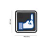Patch Dislike JTG caoutchouc airsoft - Accessoire tactical