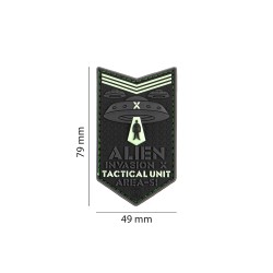 Patch Alien Invasion X-Files JTG airsoft