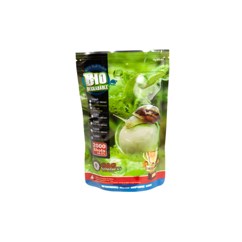 Billes airsoft 0.33g G&G Precision 2000rds