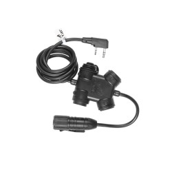 Connecteur PTT Kenwood Z-Tactical Clarus airsoft