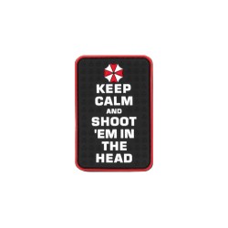 Patch airsoft Keep Calm and Shoot Rubber JTG