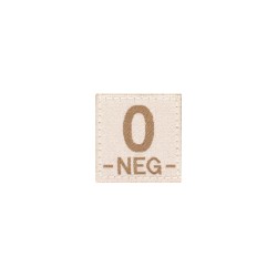Patch Groupe Sanguin 0 Neg Clawgear - Airsoft