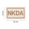 Patch NKDA Clawgear velcro tissé haute résolution airsoft