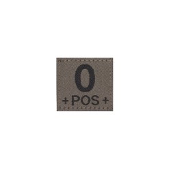 Patch Groupe Sanguin 0 Pos Clawgear | Velcro Airsoft