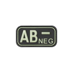 Patch Bloodtype AB Neg JTG | Patch Tactique Caoutchouc