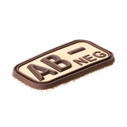Patch Bloodtype AB Neg JTG | Patch Tactique Caoutchouc