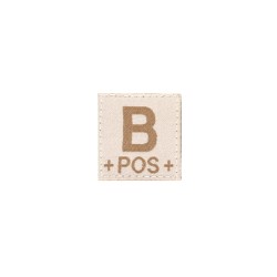 Patch Groupe Sanguin B+ Clawgear - Airsoft Tactique