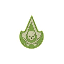 Patch Assassin Skull Rubber JTG | Écusson Tactique