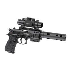 Pistolet airsoft CO2 Beretta XX-Treme | Compensateur et viseur