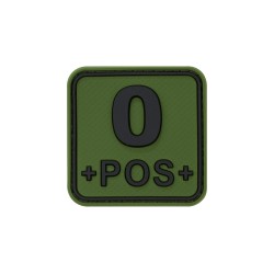 Patch Groupe Sanguin O Pos JTG - Accessoire Airsoft
