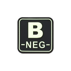 Patch Groupe Sanguin B Négatif | JTG Caoutchouc