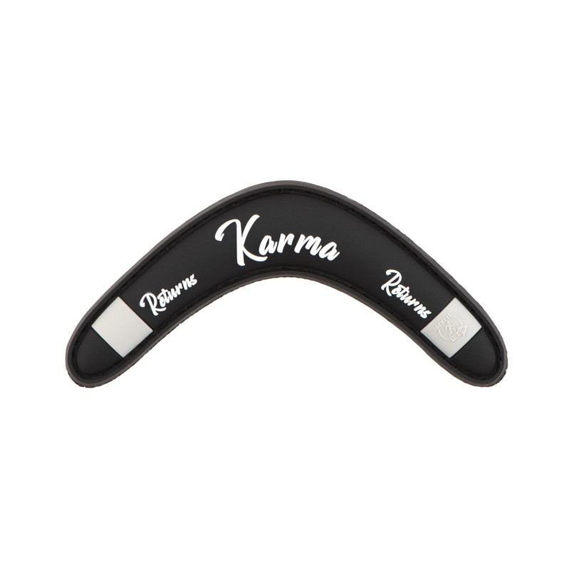 Patch Karma Returns Rubber JTG | Accessoire Qualité