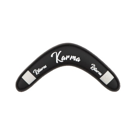 Patch Karma Returns Rubber JTG | Accessoire Qualité