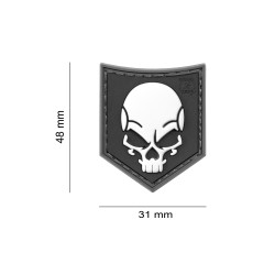 Patch SOF Skull Rubber JTG | Écusson Tactique
