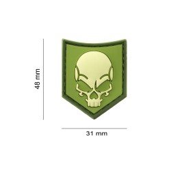 Patch SOF Skull Rubber JTG | Écusson Tactique