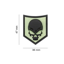 Patch SOF Skull Rubber JTG | Écusson Tactique