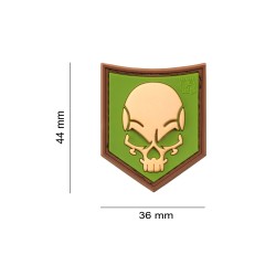 Patch SOF Skull Rubber JTG | Écusson Tactique