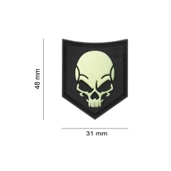 Patch SOF Skull Rubber JTG | Écusson Tactique