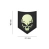 Patch SOF Skull Rubber JTG | Écusson Tactique
